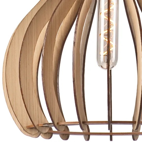 Luster na lanku TUCCI 1xE27/60W/230V pr. 29 cm dub