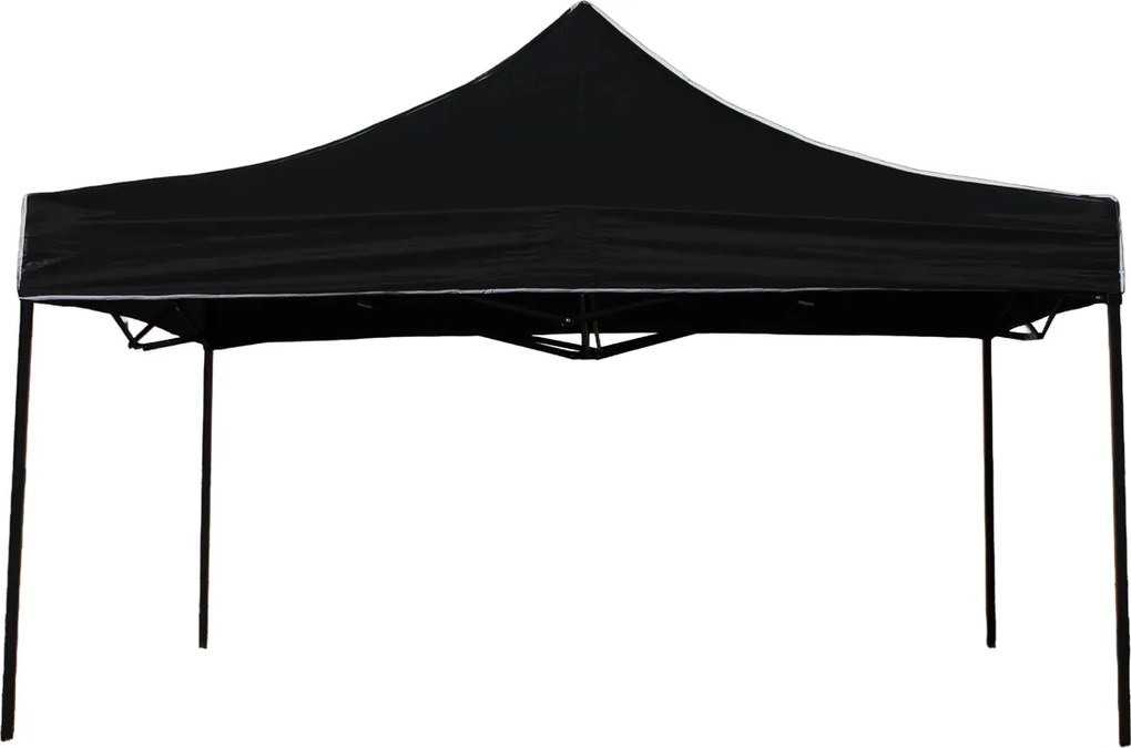 GARDEN LINE Nožnicový stan 3×3 m NAM5742 – záhradný a komerčný pavilón, čierny