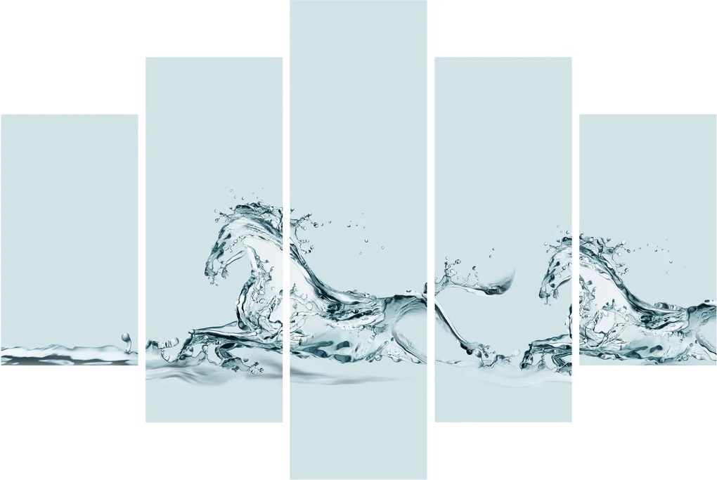 Obraz - Kone z kvapiek vody (150x105 cm)
