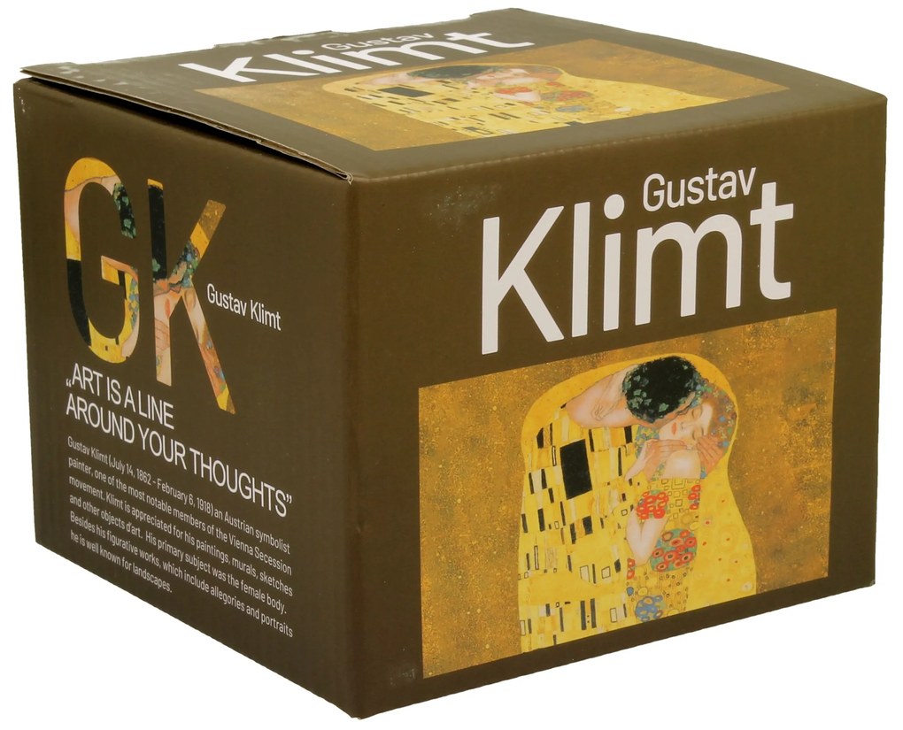 Porcelánový hrnček Klimt The Kiss 600 ml