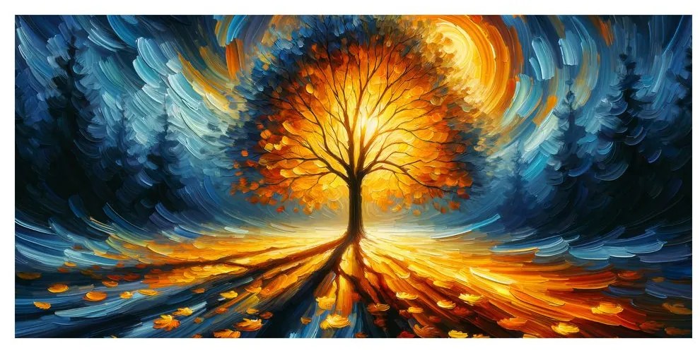 Obraz strom života v magickom svetle
