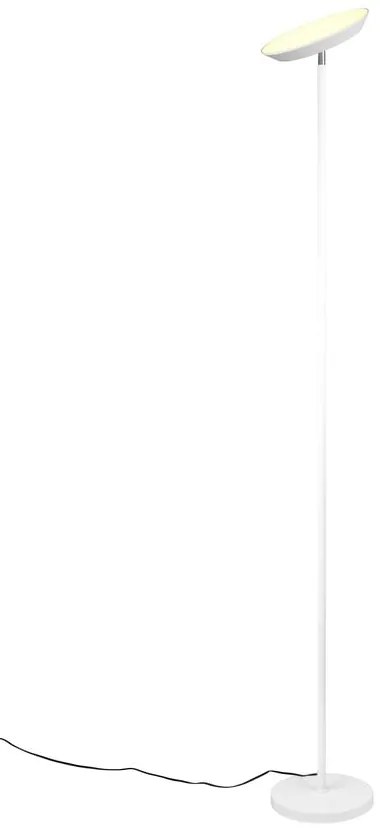 Biela LED stojacia lampa (výška 178 cm) Specter – Trio