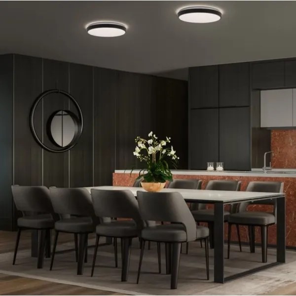 Osram - LED stropné svietidlo ORBIS LONDON LED/24W/230V, priemer 39,5 cm, čierne