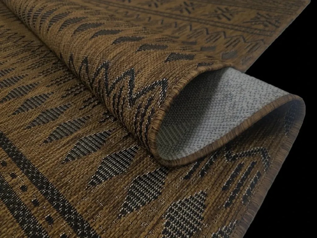 BE Koberec Eqos 0002 BROWN – hnedý obdĺžnikový Rozmer: 160x220 cm