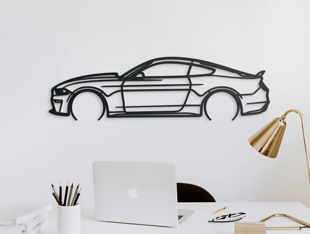 drevko Obraz na stenu Chevrolet Camaro Rozmer obrazu: 23 x 86 cm, Farba dekorácie: Čierna