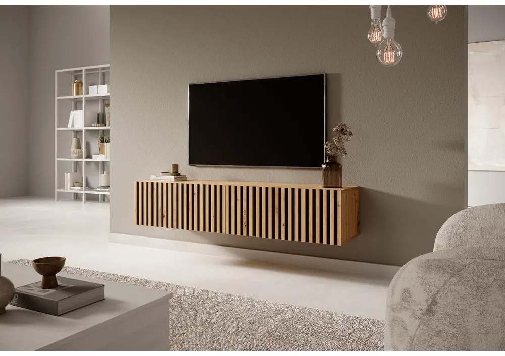 TV skrinka/stolík Tenessie 138  (dub artisan). Akcia -18%. Vlastná spoľahlivá doprava až k Vám domov. 1098791