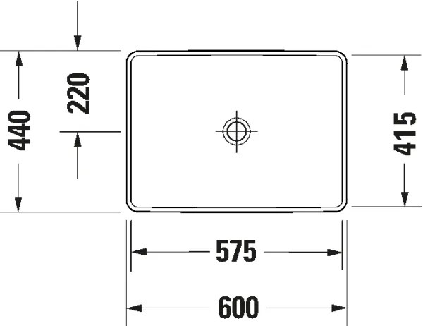 Duravit 358600079 - Zapustené umývadlo D-NEO 60x44 cm keramika/lesklá biela