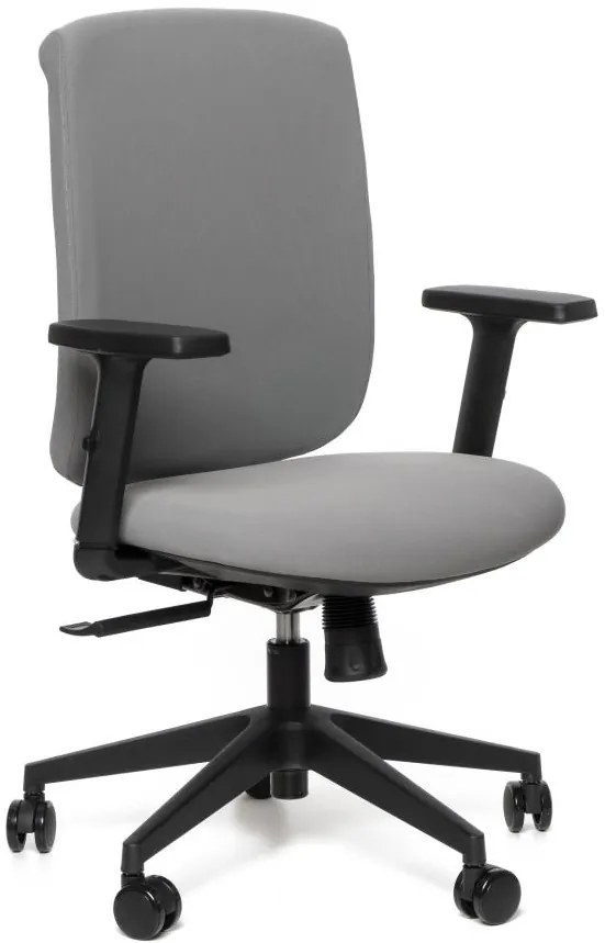 SEGO Kancelárska stolička EVE čalúnenie BASIC šedá