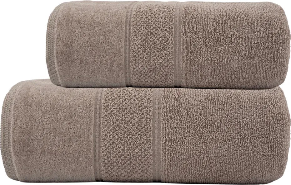 Set uterák a osuška Mario perlový 50x90 + 70x140 cm | Bavlna 550 gsm