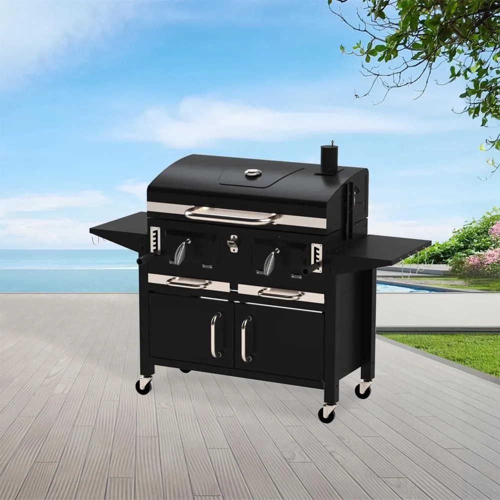 Záhradný gril s udiarňou Avenberg FENIX