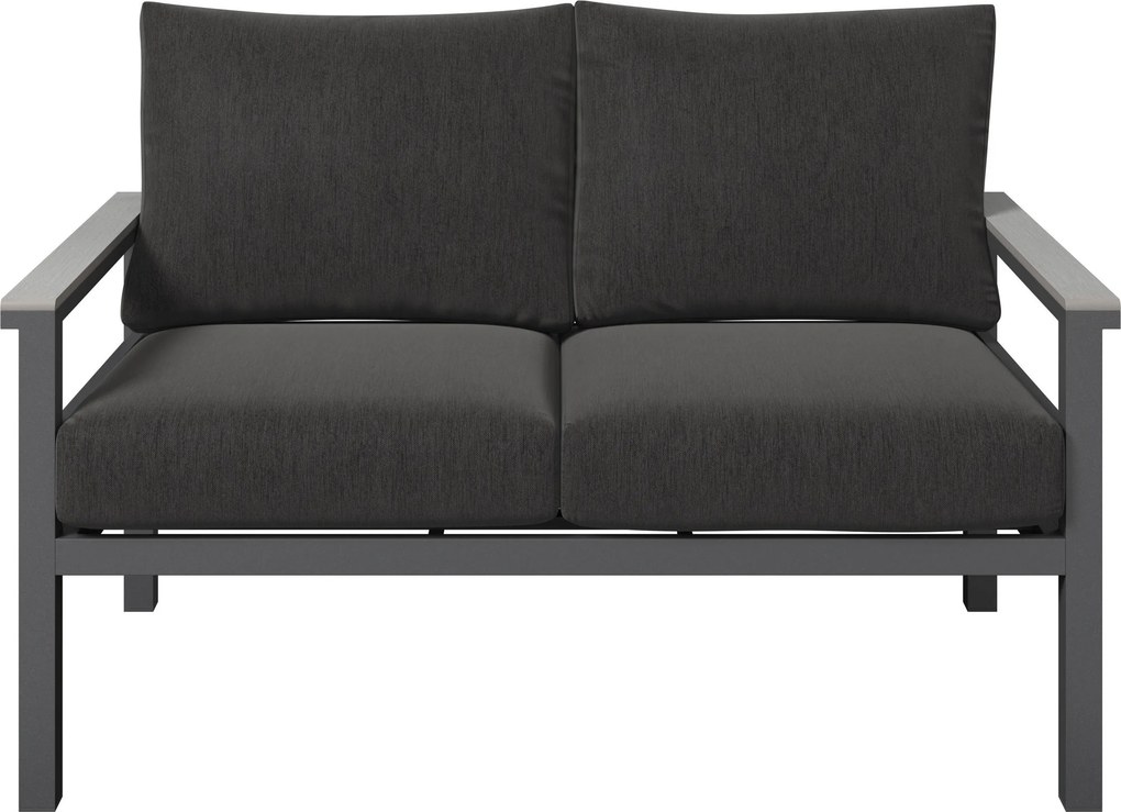 XXXLutz 2-MIESTNA LAVICA kov, plast, textil Amatio - Série záhradného nábytku - 000761002012
