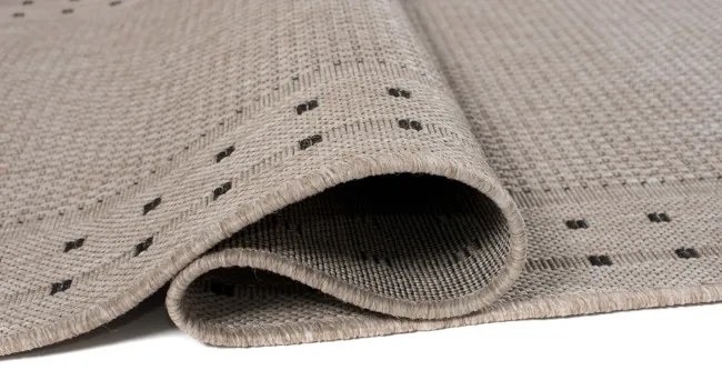 Behúň Floorlux 20329 strieborný / čierny