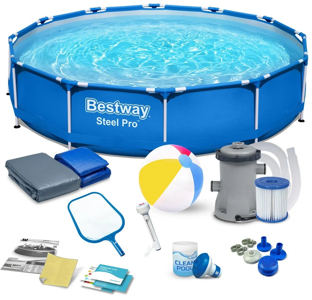 Bazén 15v1, 366 x 76 cm Bestway® Steel Pro™ | 56681