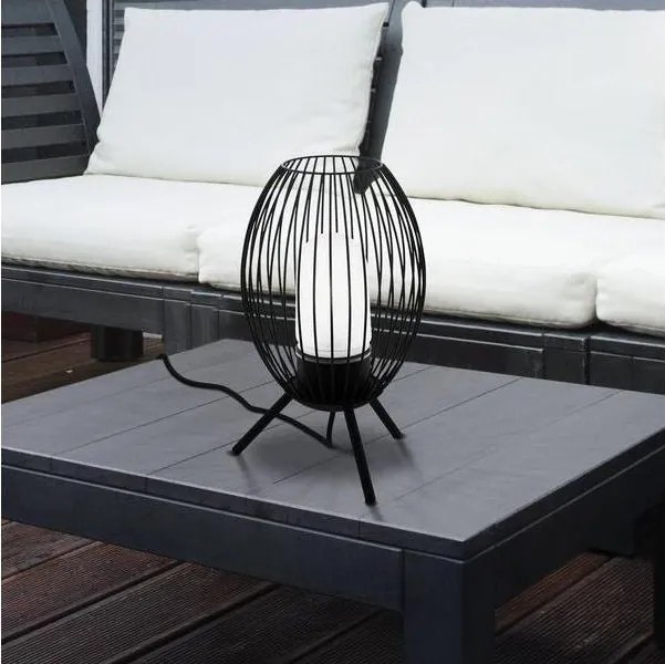 Eglo 900123 - Vonkajšia stolná lampa FUSIGNANO 1xE27/28W/230V IP44