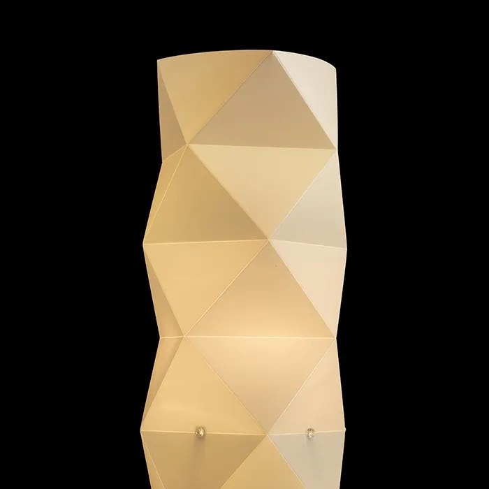 RENDL R13320 ZUMBA stolná lampa, dekoratívne biele PVC/drevo/chróm