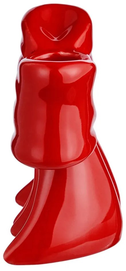 PRESENT Svietnik mašle 10 cm - červená