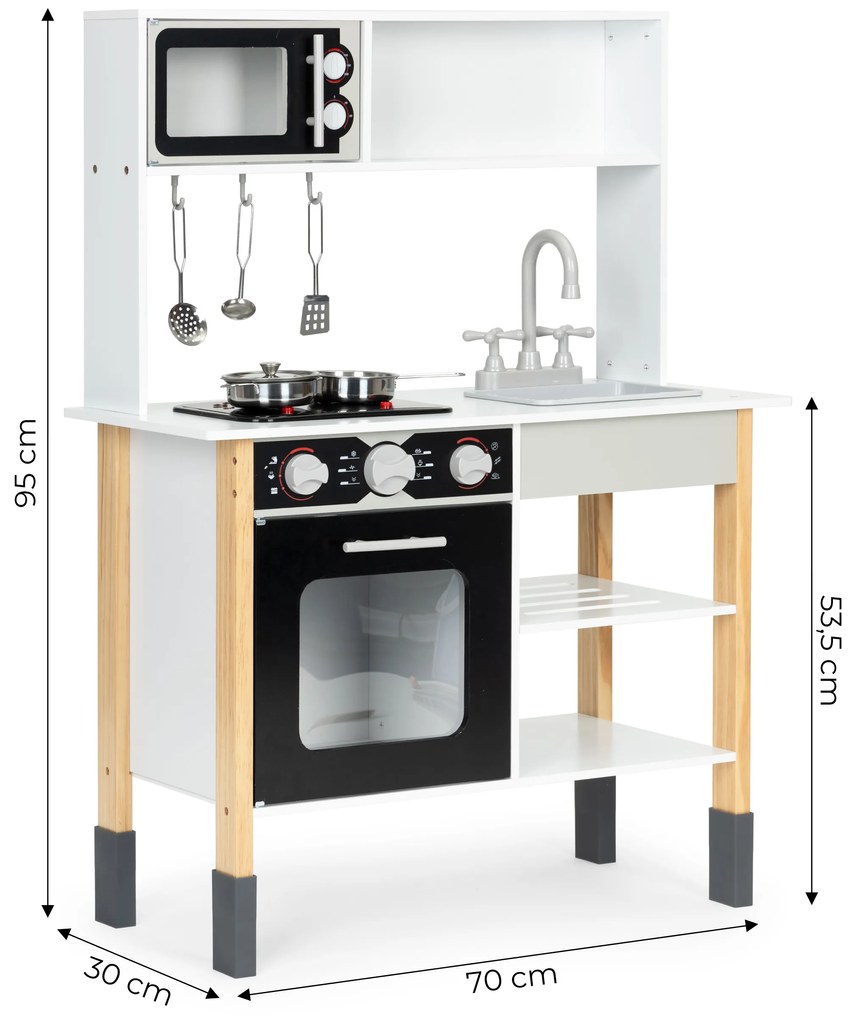 Drevená kuchynka pre deti Horáky do rúry Mikrovlnné príslušenstvo ECOTOYS