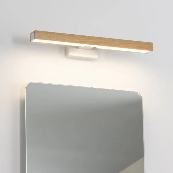 Brilagi- LED Kúpeľňové osvetlenie zrkadla WOODY MIRROR LED/8W/230V IP44 dub/biela