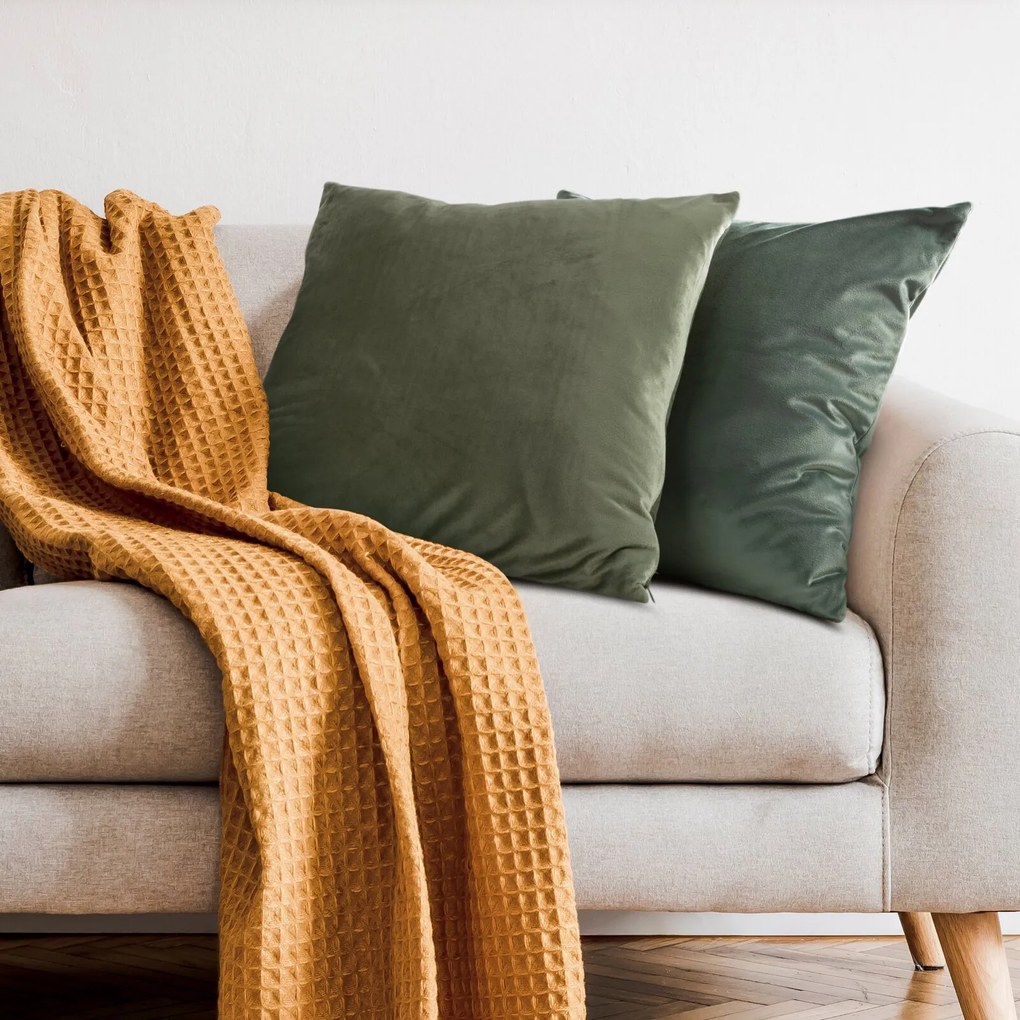 DEKORAČNÁ OBLIEČKA NA VANKÚŠ GAJA1 45X45 CM PUDROVÁ