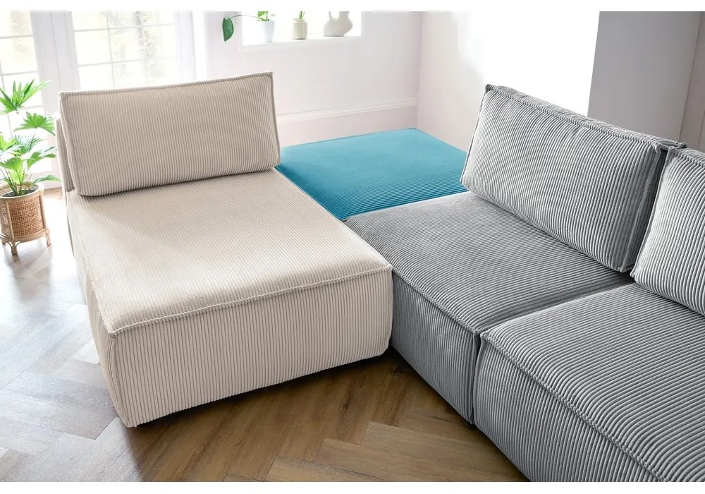 Menčestrová rohová pohovka (variabilná) Nihad modular – Bobochic Paris