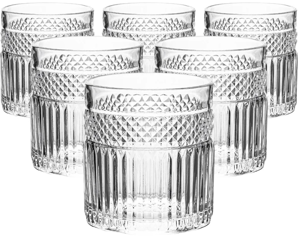 Altom Súprava nízkych pohárov Greta 330 ml, 6 ks, S