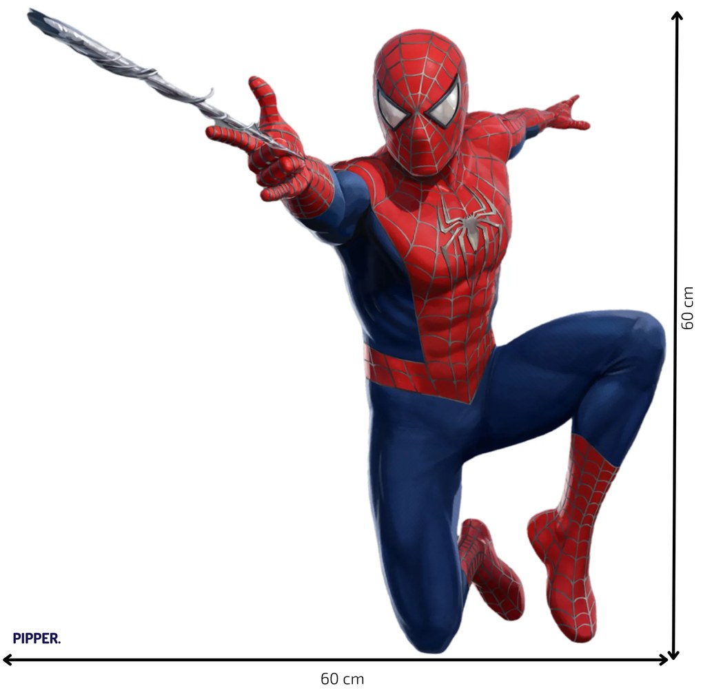 Samolepka na stenu "Spider-man 3" 60x60 cm
