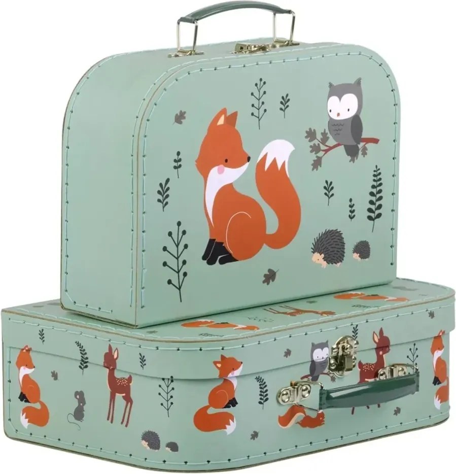 Sada kufríkov do detskej izby lesní priatelia 2ks