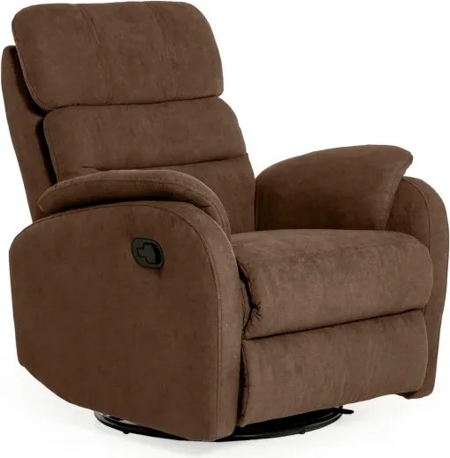 Kreslo ELEGANT 3 polohovacie, hnedá (soro 28)