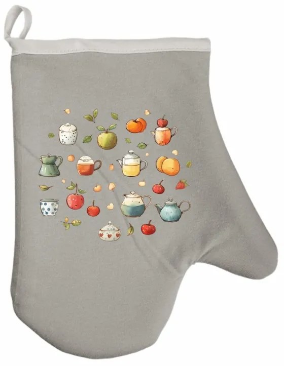 Kuchynská rukavica Twist EMI, hnedá