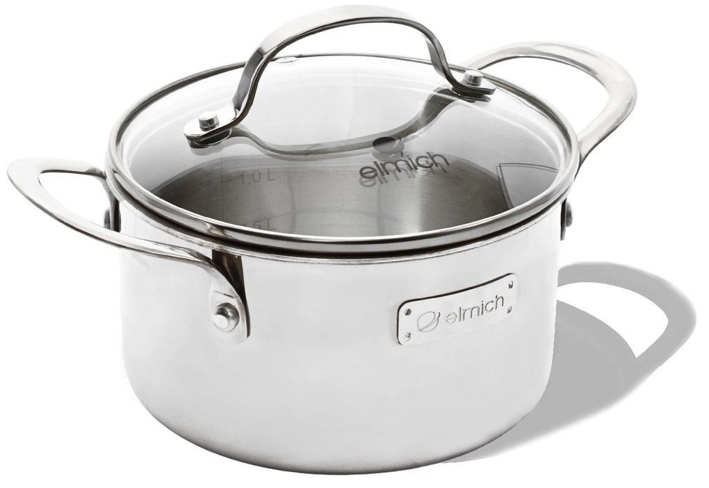 Elmich Trojvrstvový nerezový hrniec na indukciu Trimax 16 cm (2 l)