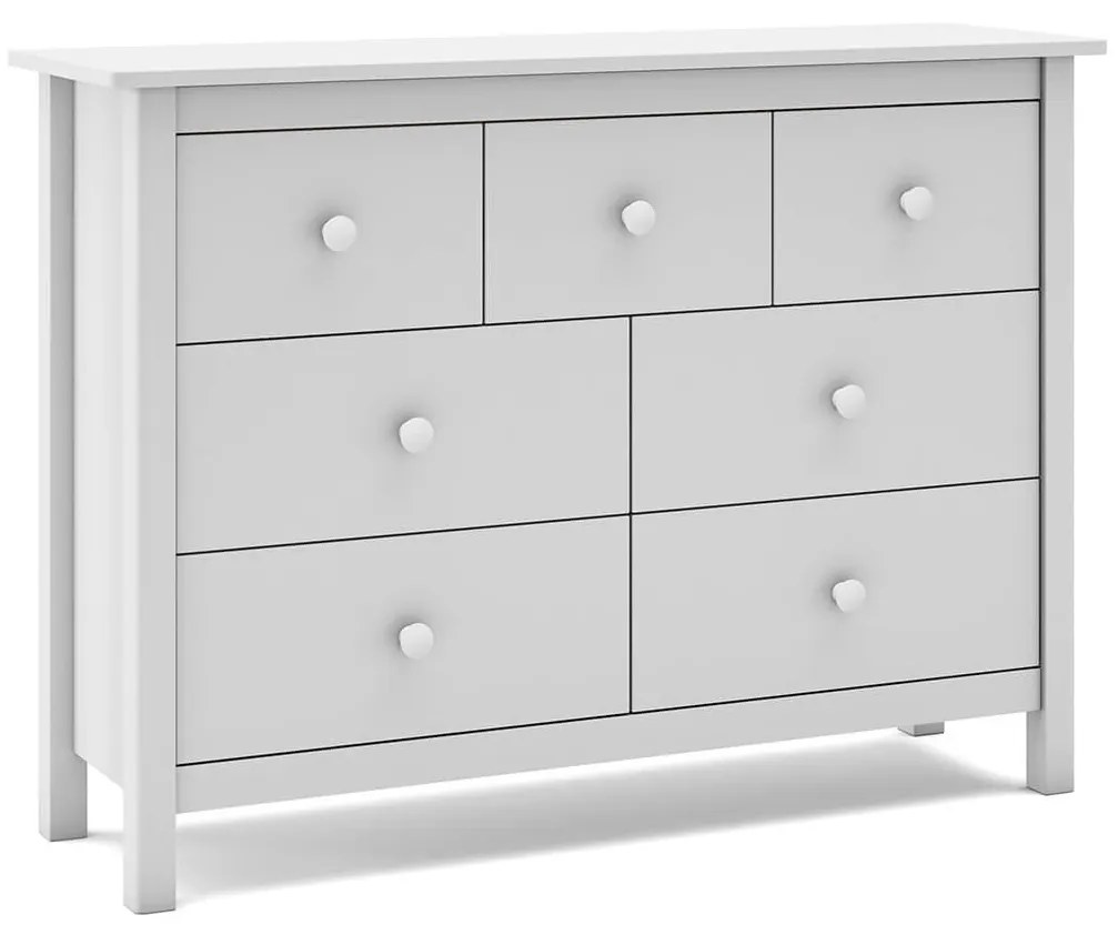 Komoda xamia 110 x 80 cm biela MUZZA