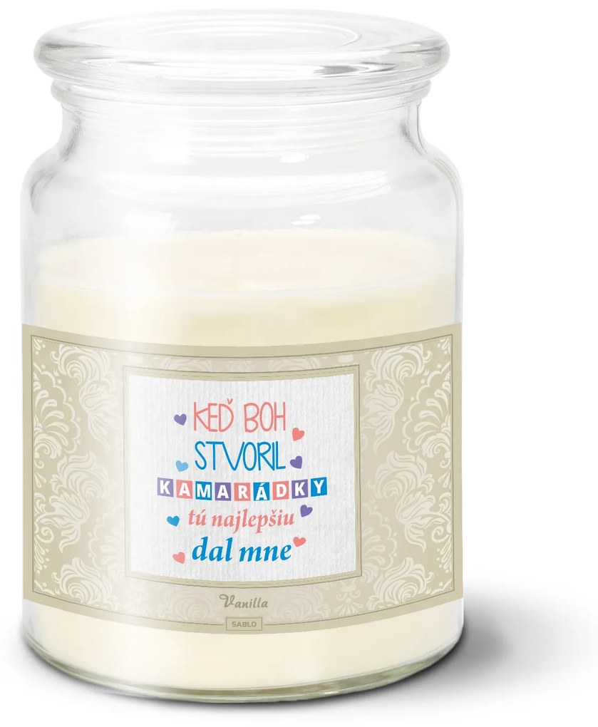 Sablio Sviečka Keď Boh stvoril kamarátky - 500 g