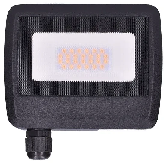 SOLIGHT LED reflektor Easy, 20W, 1600lm, 4000K, IP65, čierny