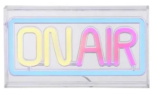 JUST LIGHT. 85013-70 - LED Neónová stolná dekorácia NEON LED/4W/5V On Air