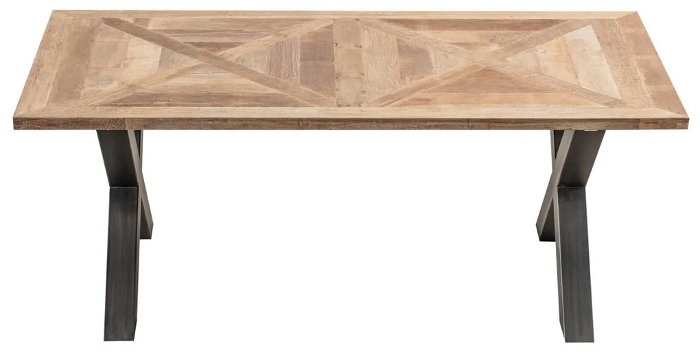 Stôl Moscal 200 x 100 x 78 black&natural