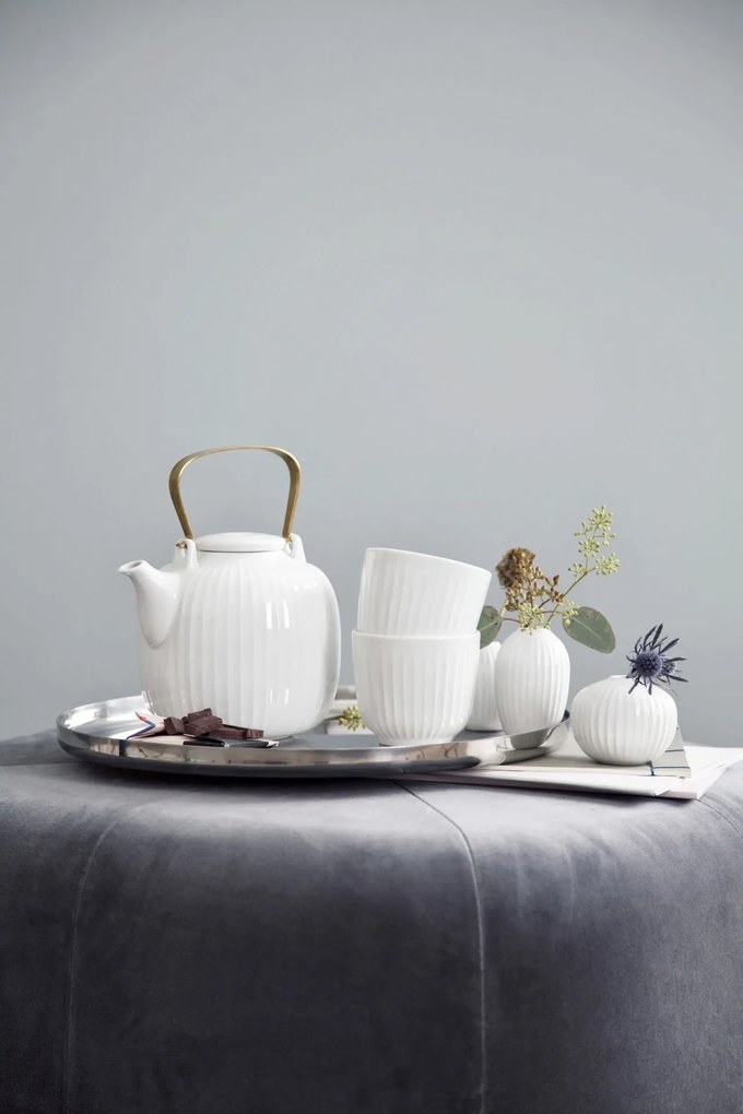 KÄHLER Porcelánová čajová kanvica Hammershøi White 1,2 l