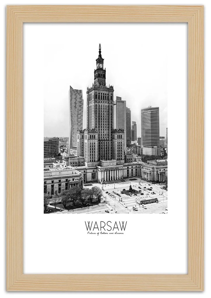 Gario Plagát Palác kultúry vo Varšave Farba rámu: Bez rámu, Rozmery: 30 x 45 cm