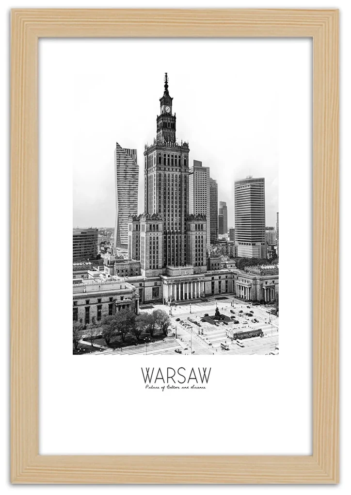 Gario Plagát Palác kultúry vo Varšave Farba rámu: Bez rámu, Rozmery: 30 x 45 cm