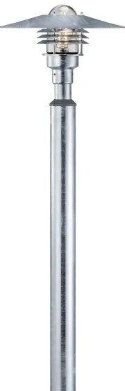 Nordlux - Vonkajšie svietidlo VEJERS 1xE27/60W/230V IP54 strieborné