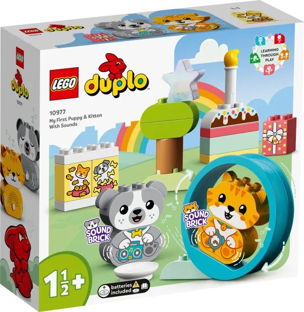 LEGO DUPLO - Moje prvé šteniatko a mačiatko so zvukom