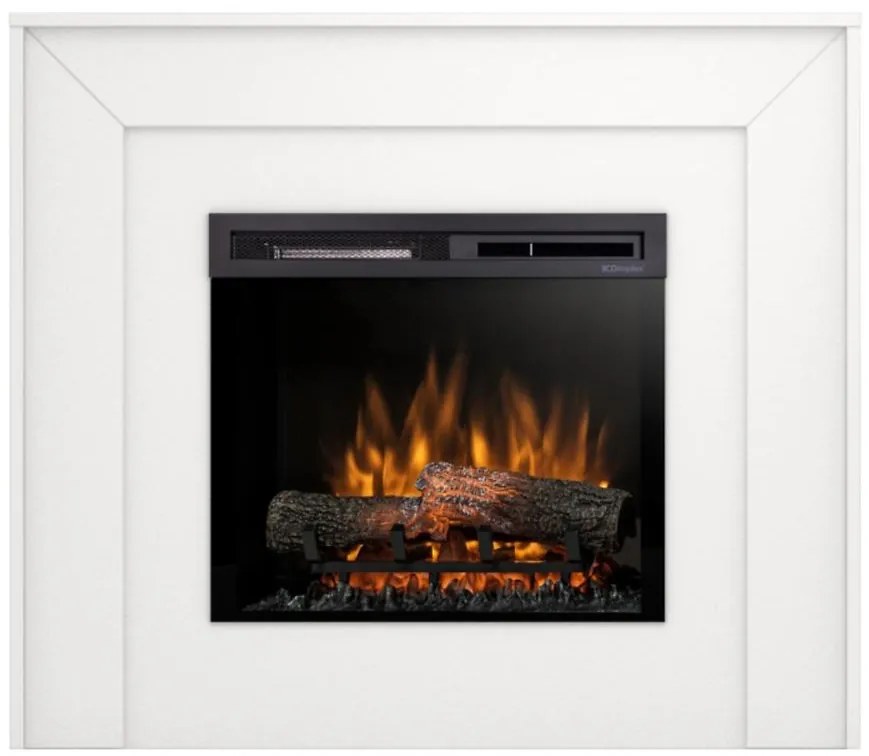 Elektrický krb Zuni 23 biely mat