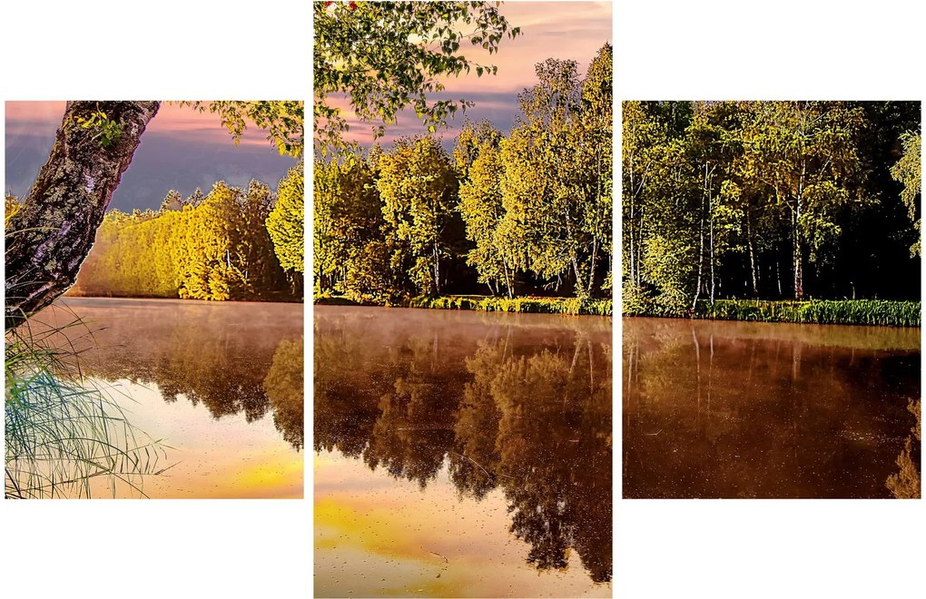 Obraz - Za riekou (90x60 cm)