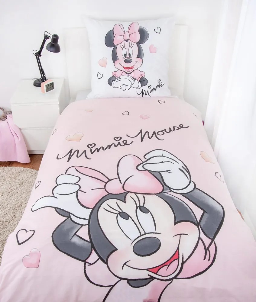 Herding Obliečky Minnie Mouse 140x200/70x90cm