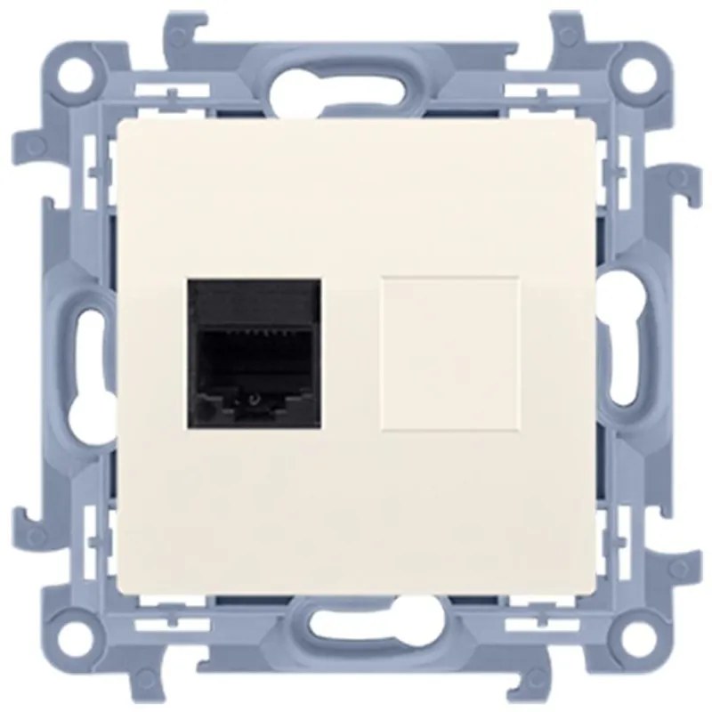 Jednoduchá počítačová zásuvka KR C51.01/41