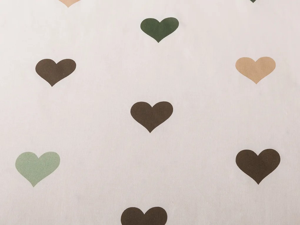 XPOSE® Bavlnené Renforcé obliečky SRDCOVKA - béžové