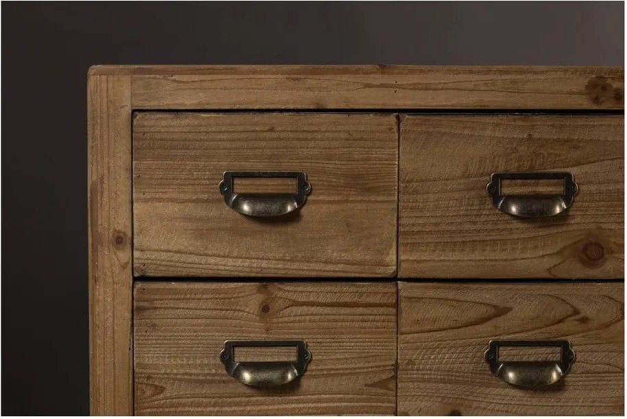 Drevená komoda Dutchbone Six, dĺžka 150 cm