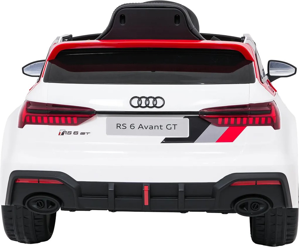 Ramiz Audi RS6 Avant GT elektrické autíčko pre deti biele