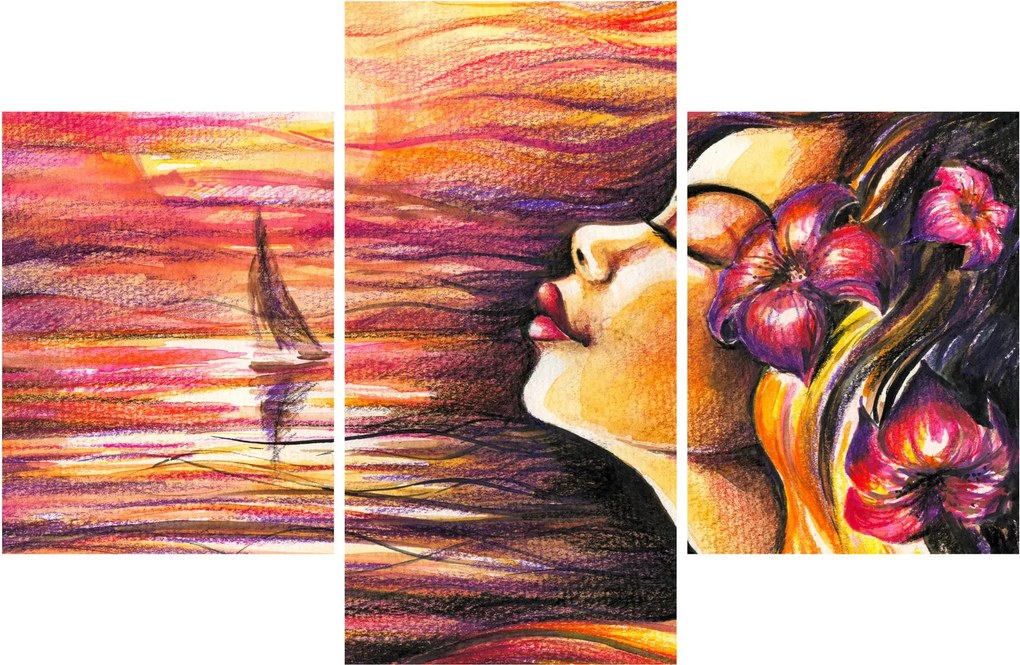 Obraz - Spomienky na leto (90x60 cm)