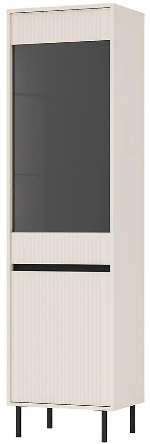 Vitrína Osaka 101 2D pieskovo béžová