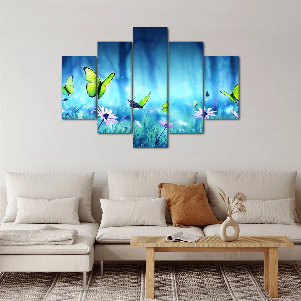 Obraz - Mystická lesná čistina (150x105 cm)